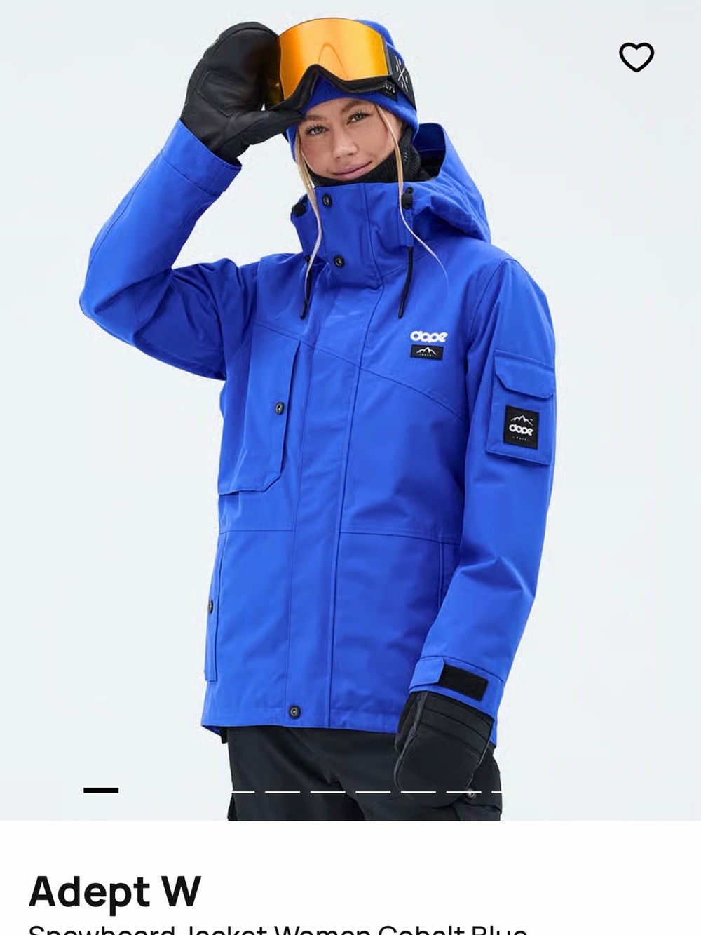 DOPE - Adept W
Snowboard Jacket Women Cobalt Blue